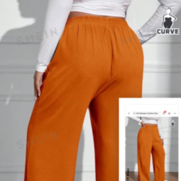 Plus Size Pants Pleated - Picture 3 of 3